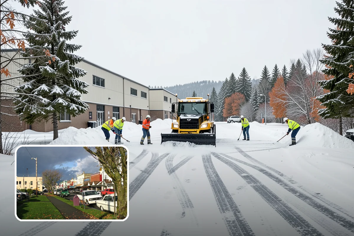Magnesium Chloride Application in Arlington, Snohomish County, WA - Melts ice at colder temperatures than rock salt