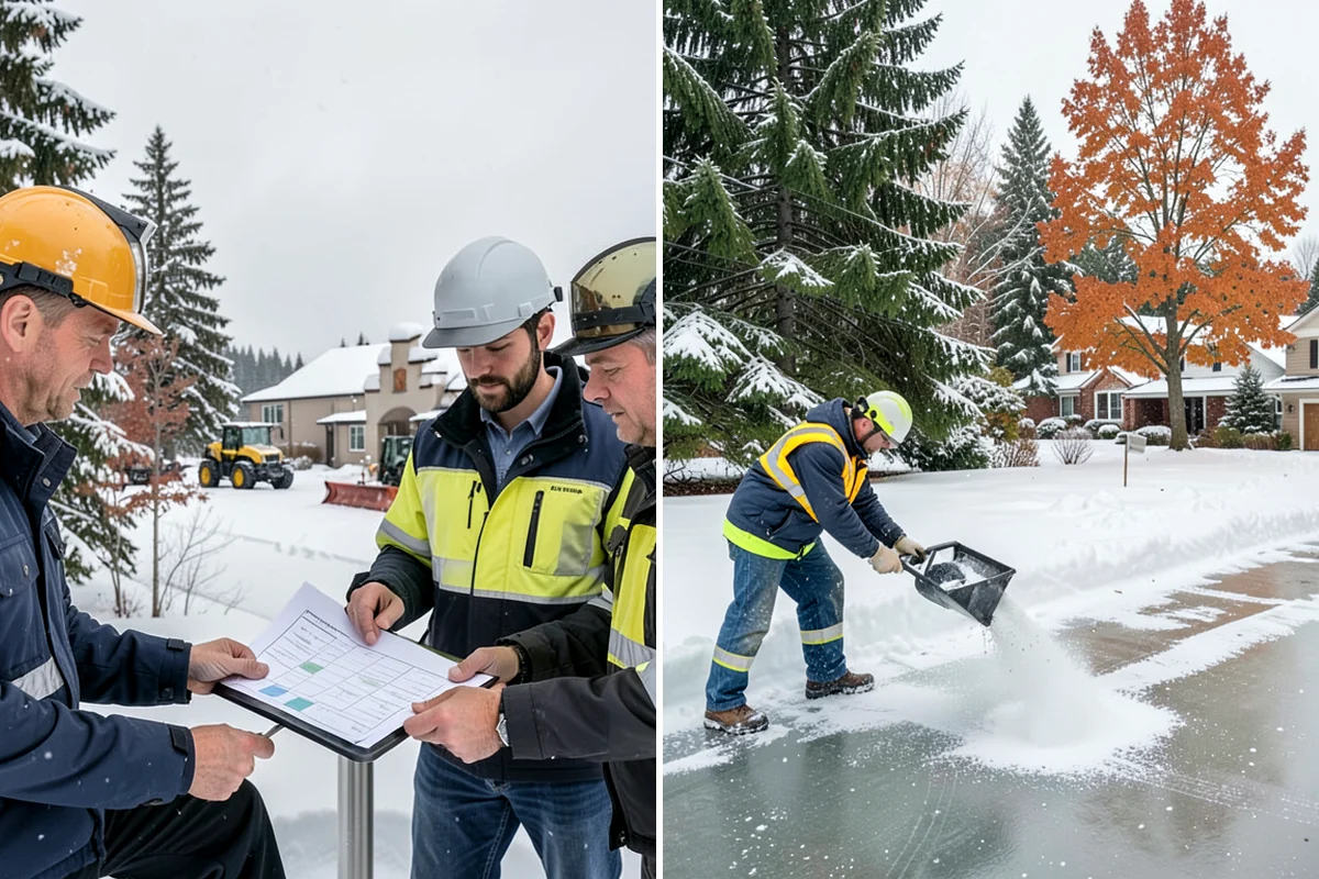 Magnesium Chloride Application in Arlington, Snohomish County, WA - Confirm the forecast low favors magnesium chloride