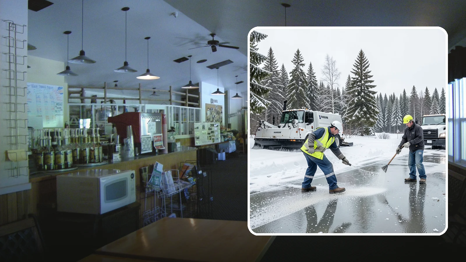 Magnesium Chloride Application in Black Diamond, King County, WA - Magnesium chloride application melts ice at lower temperatures while being gentler on concrete, plants, and pets than rock salt.