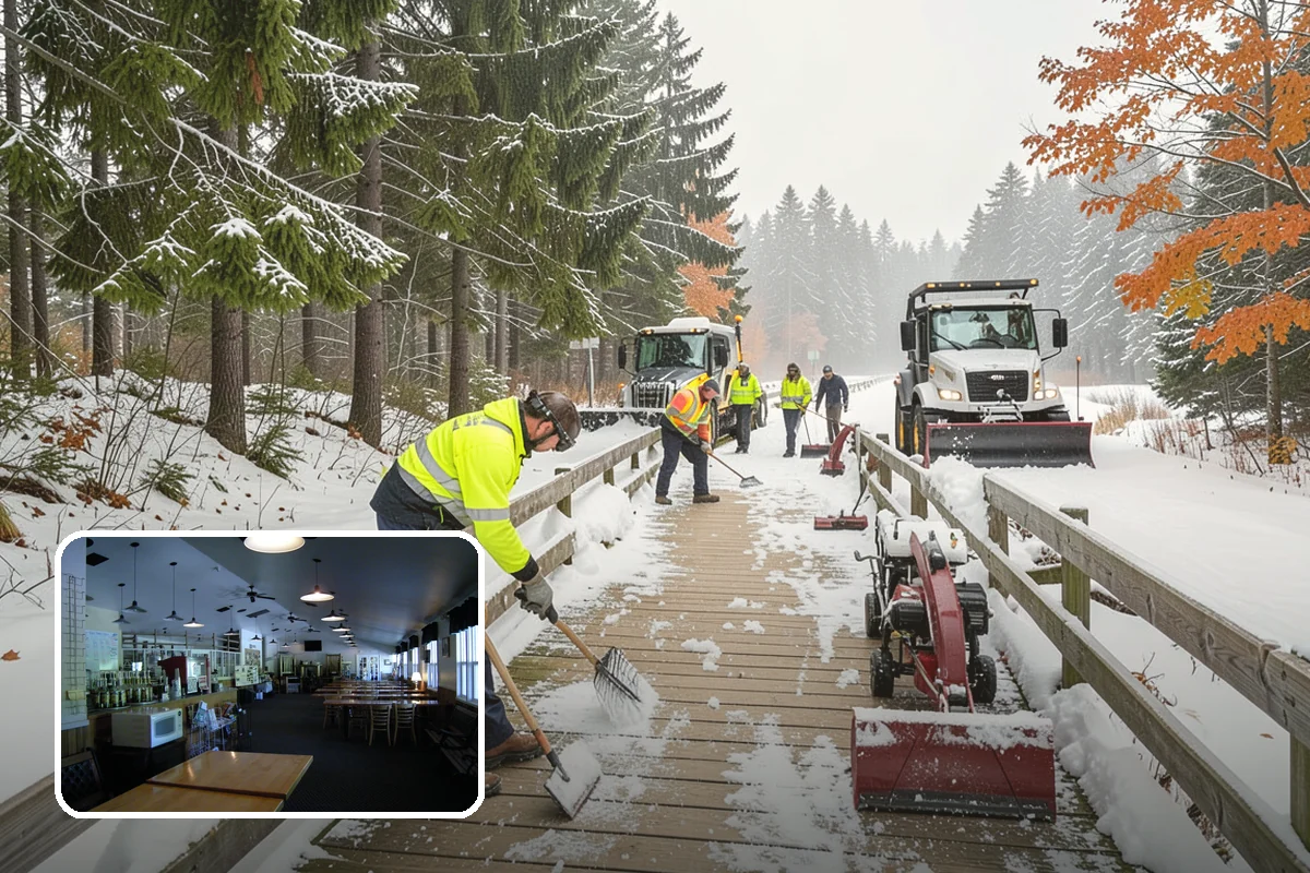 Magnesium Chloride Application in Black Diamond, King County, WA - Melts ice at colder temperatures than rock salt