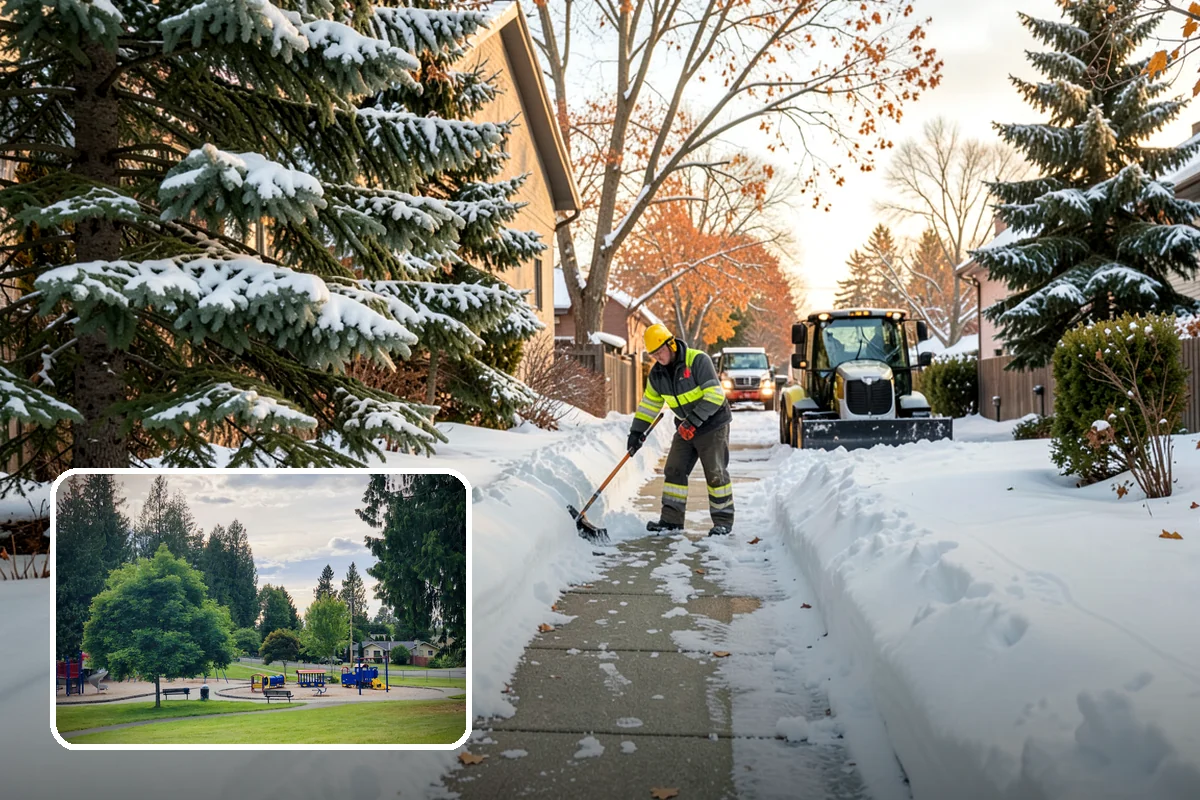 Magnesium Chloride Application in Bonney Lake, Pierce County, WA - Melts ice at colder temperatures than rock salt