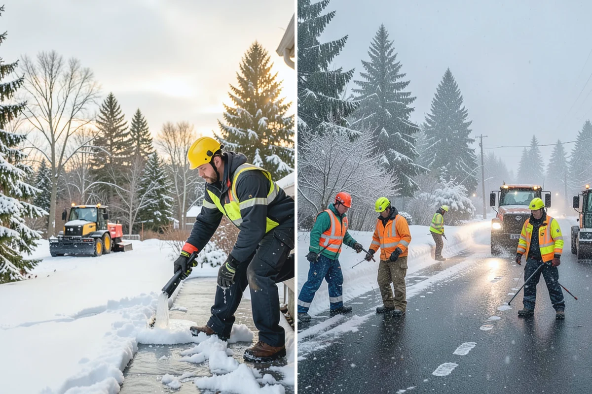 Magnesium Chloride Application in Bonney Lake, Pierce County, WA - Confirm the forecast low favors magnesium chloride