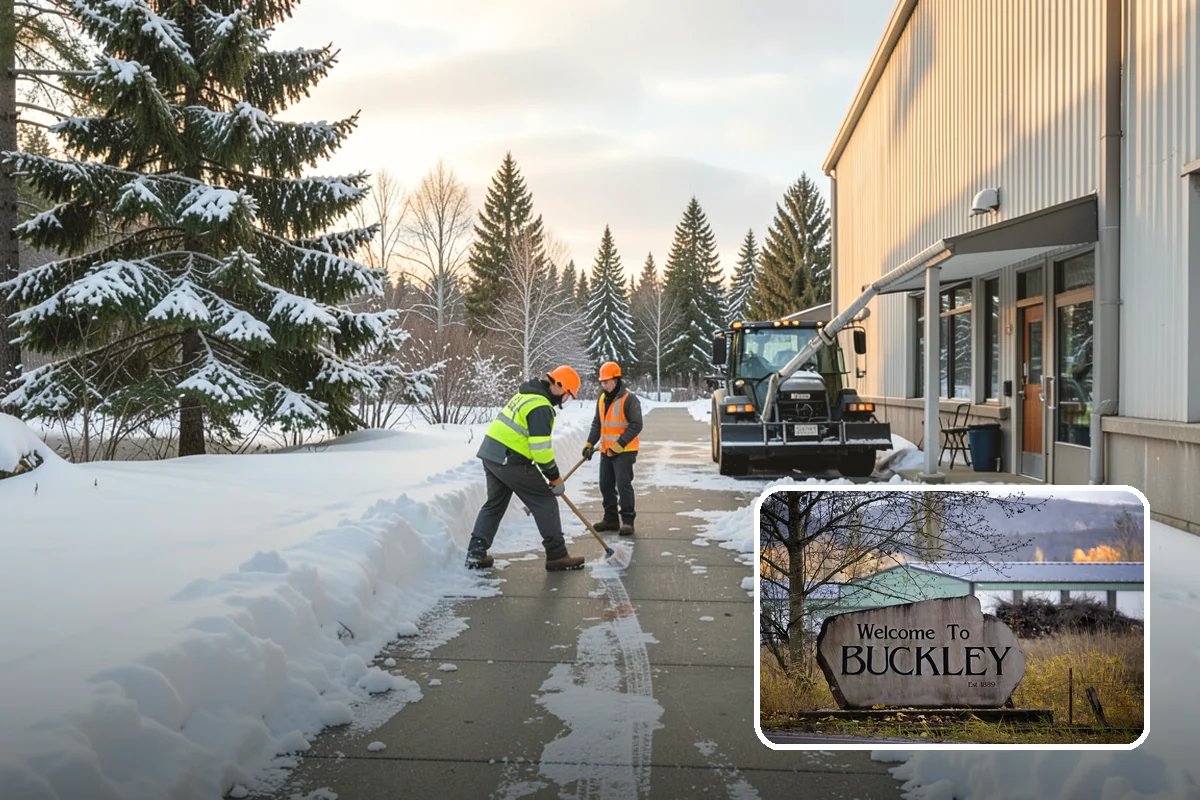 Magnesium Chloride Application in Buckley, Pierce County, WA - Melts ice at colder temperatures than rock salt