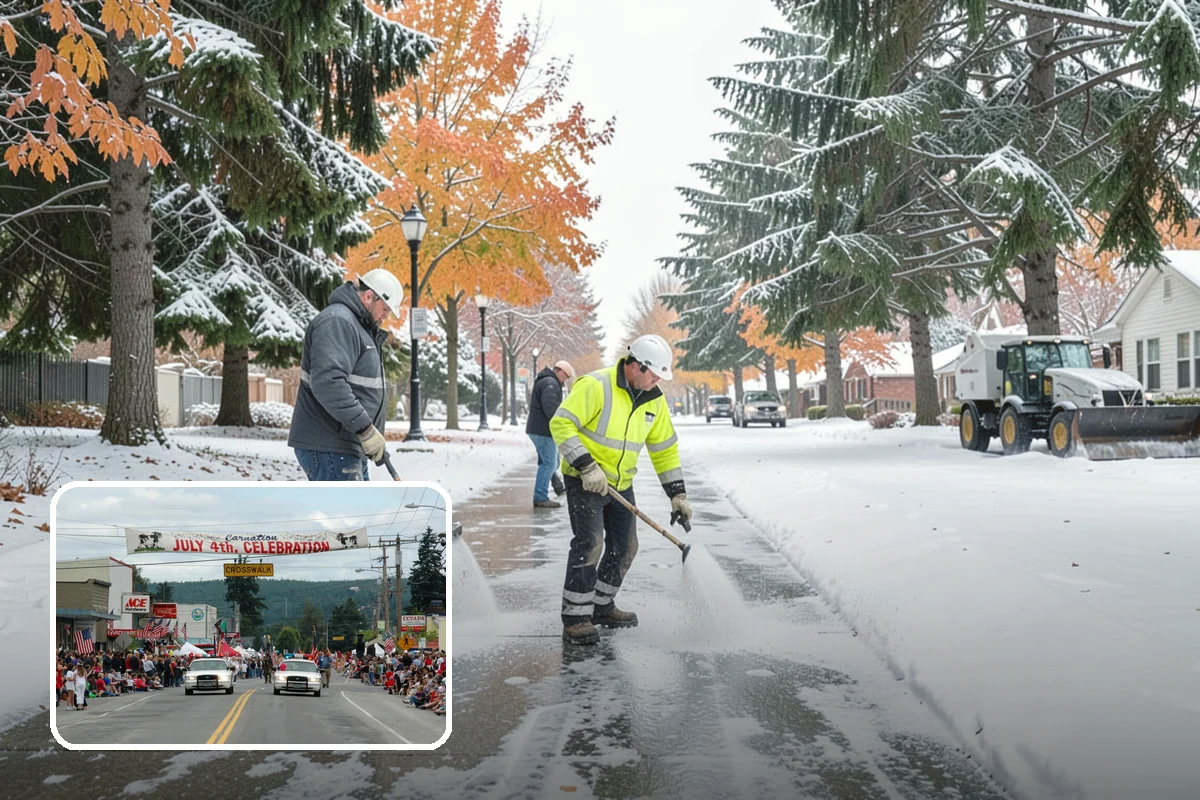 Magnesium Chloride Application in Carnation, King County, WA - Melts ice at colder temperatures than rock salt