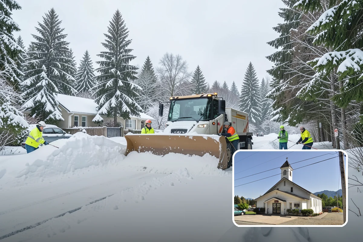 Magnesium Chloride Application in Concrete, Skagit County, WA - Melts ice at colder temperatures than rock salt