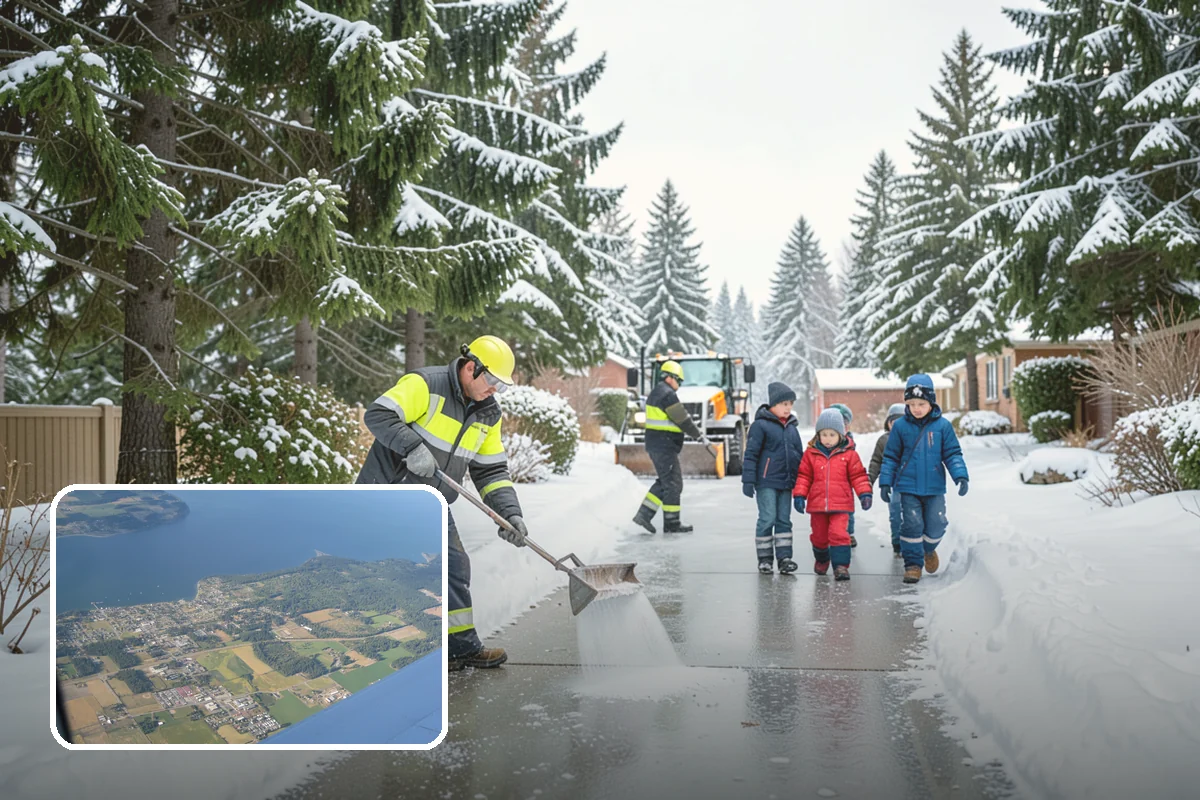 Magnesium Chloride Application in Coupeville, Island County, WA - Melts ice at colder temperatures than rock salt