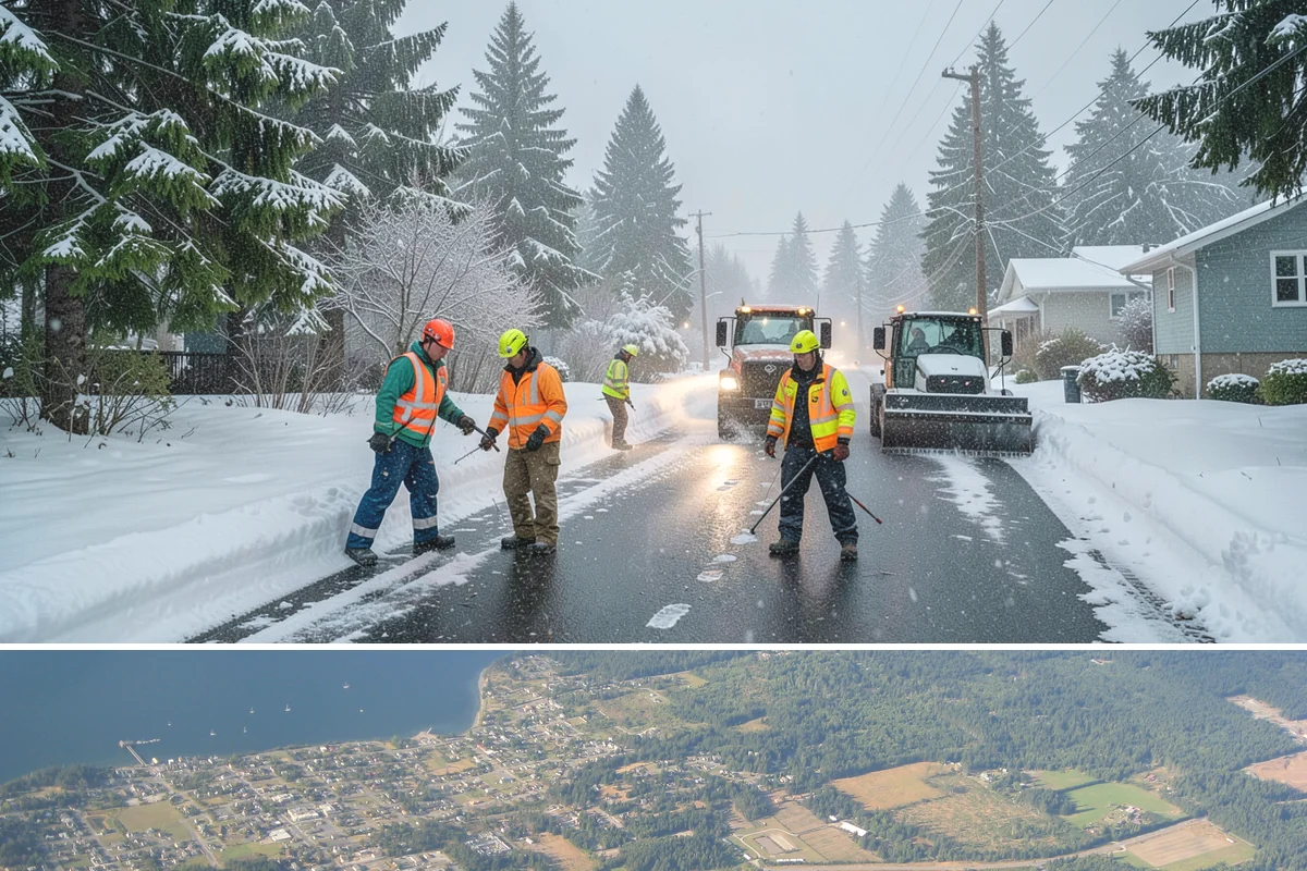 Magnesium Chloride Application in Coupeville, Island County, WA - Magnesium chloride application is favored during the colder December and January outflow events when Puget Sound lows drop toward...