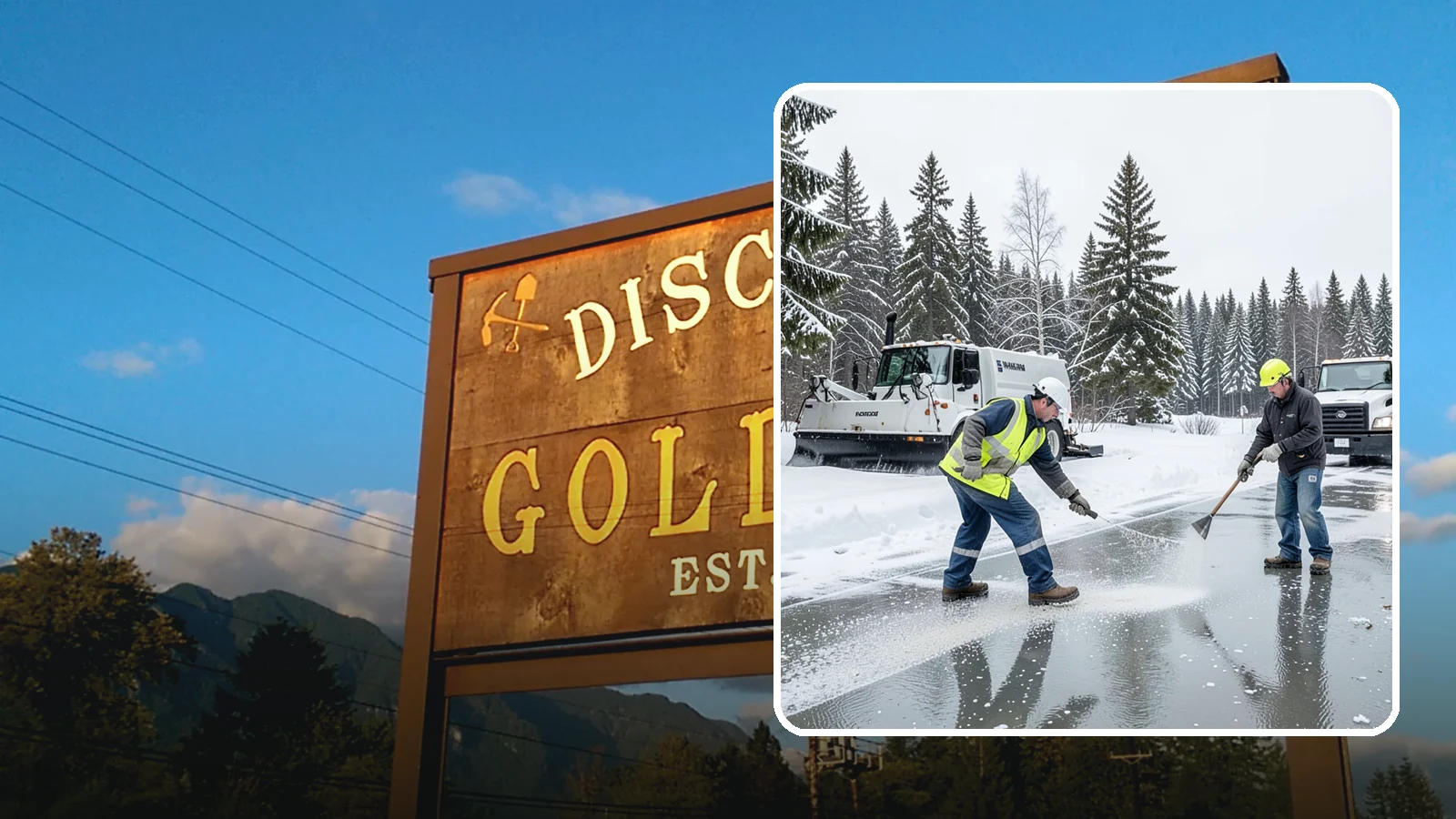 Magnesium Chloride Application in Gold Bar, Snohomish County, WA - Magnesium chloride application melts ice at lower temperatures while being gentler on concrete, plants, and pets than rock salt.