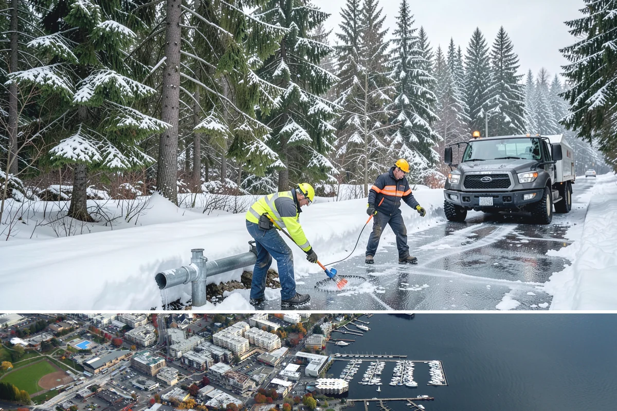 Magnesium Chloride Application in Kirkland, King County, WA - Magnesium chloride application is favored during the colder December and January outflow events when Puget Sound lows drop toward...