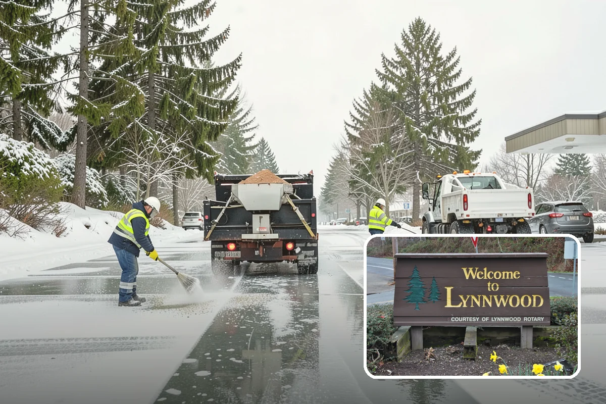 Magnesium Chloride Application in Lynnwood, Snohomish County, WA - Melts ice at colder temperatures than rock salt