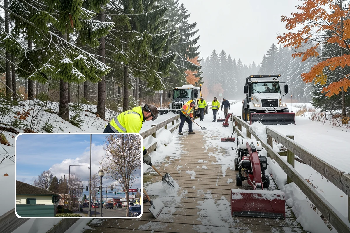 Magnesium Chloride Application in Marysville, Snohomish County, WA - Melts ice at colder temperatures than rock salt