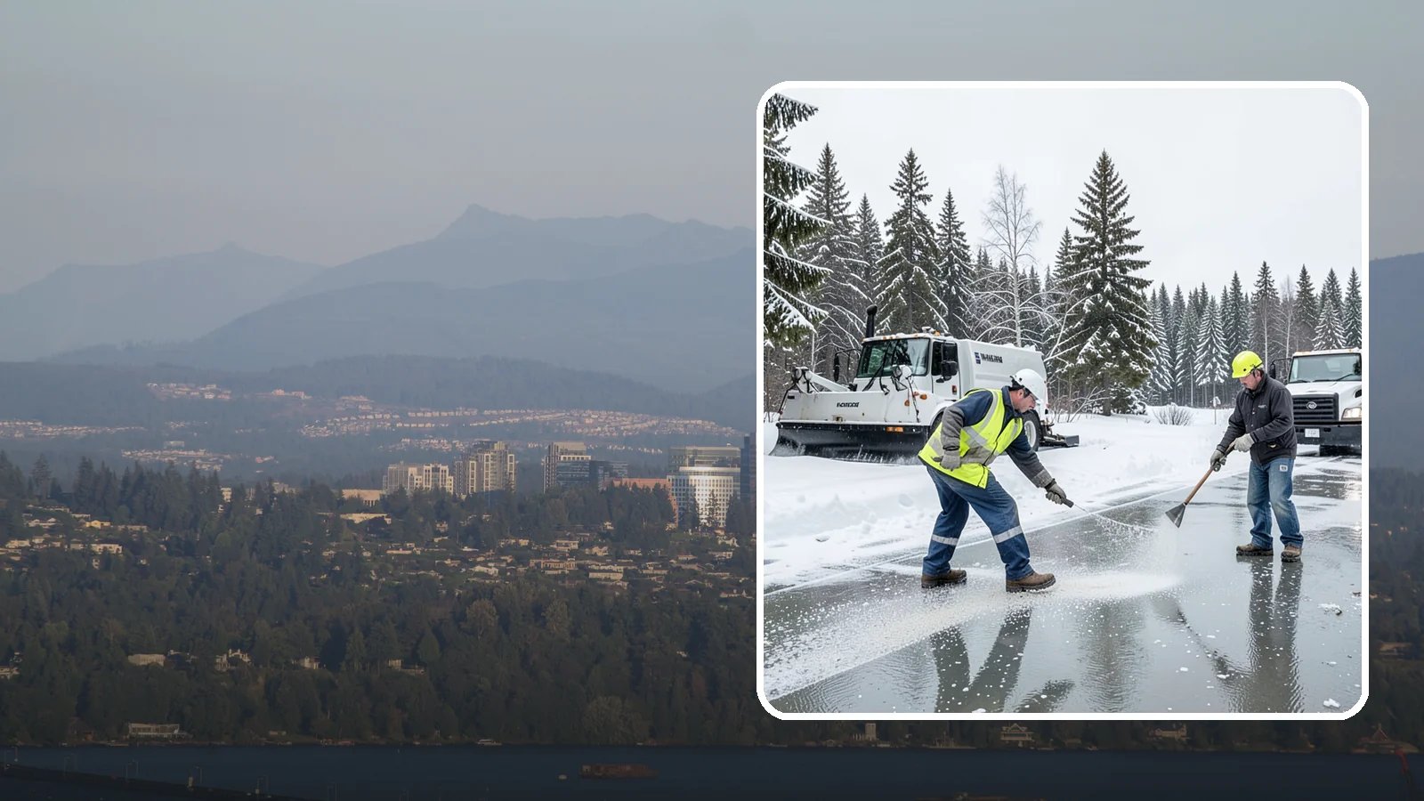 Magnesium Chloride Application in Medina, King County, WA - Magnesium chloride application melts ice at lower temperatures while being gentler on concrete, plants, and pets than rock salt.