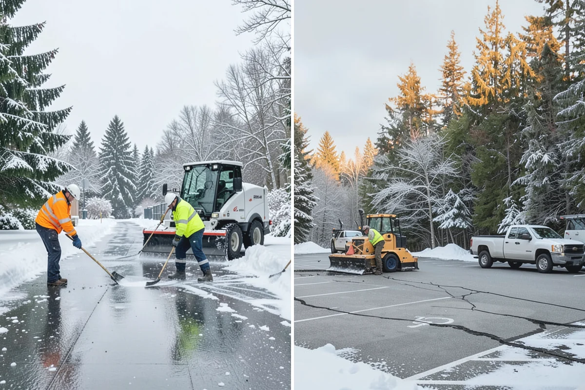 Magnesium Chloride Application in Medina, King County, WA - Confirm the forecast low favors magnesium chloride