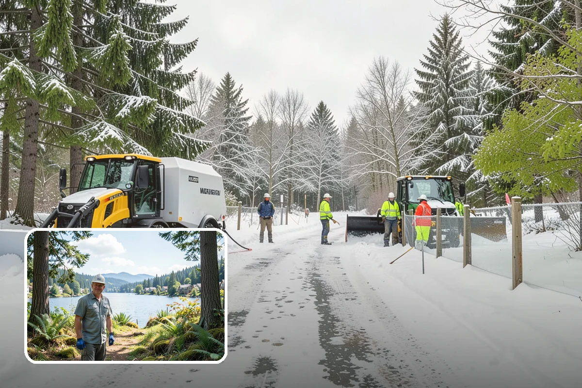 Magnesium Chloride Application in Milton, King County, WA - Melts ice at colder temperatures than rock salt