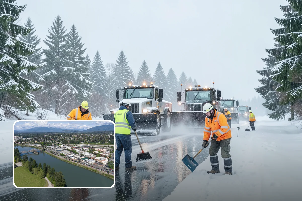 Magnesium Chloride Application in Mount Vernon, Skagit County, WA - Melts ice at colder temperatures than rock salt