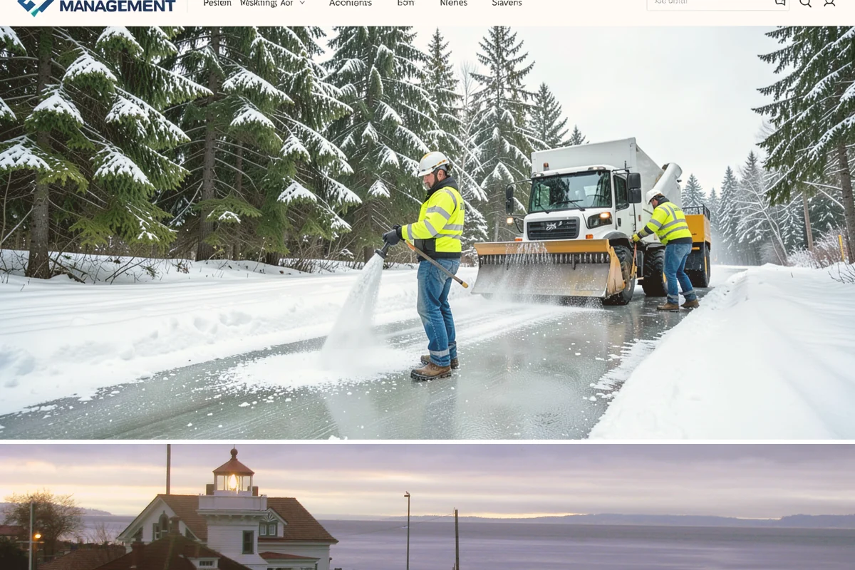 Magnesium Chloride Application in Mukilteo, Snohomish County, WA - Magnesium chloride application is favored during the colder December and January outflow events when Puget Sound lows drop toward...