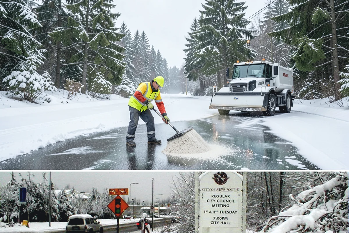 Magnesium Chloride Application in Newcastle, King County, WA - Magnesium chloride application is favored during the colder December and January outflow events when Puget Sound lows drop toward...