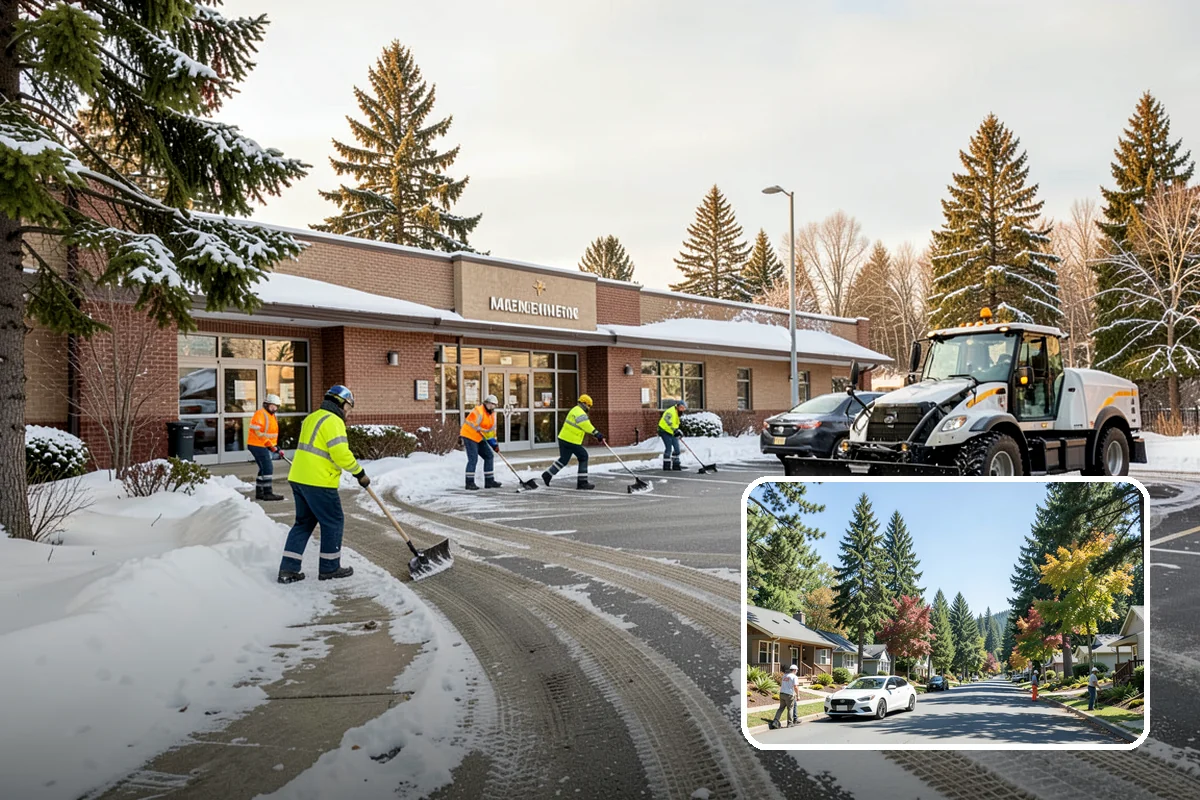 Magnesium Chloride Application in Orting, Pierce County, WA - Melts ice at colder temperatures than rock salt