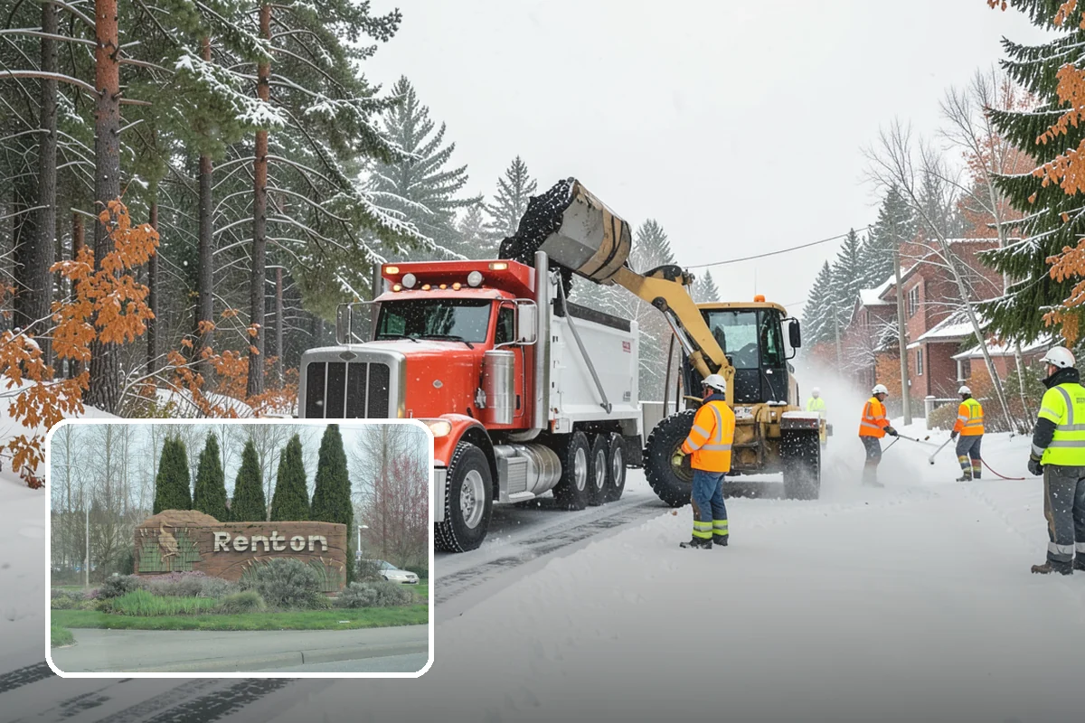 Magnesium Chloride Application in Renton, King County, WA - Melts ice at colder temperatures than rock salt