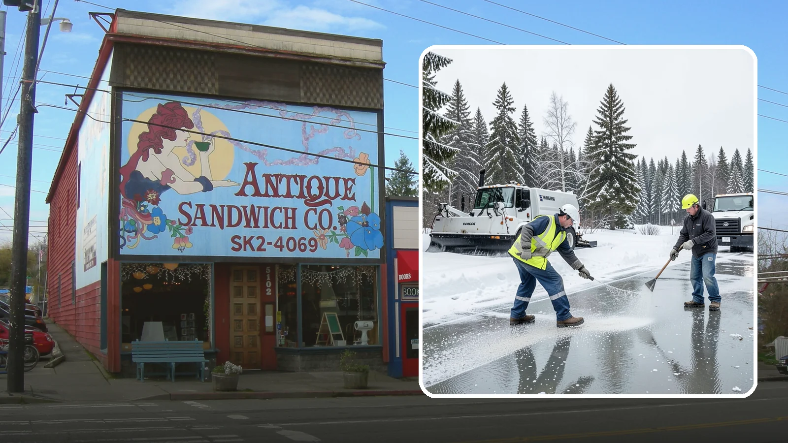 Magnesium Chloride Application in Ruston, Pierce County, WA - Magnesium chloride application melts ice at lower temperatures while being gentler on concrete, plants, and pets than rock salt.