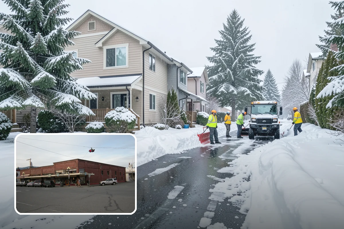 Magnesium Chloride Application in Sedro-Woolley, Skagit County, WA - Melts ice at colder temperatures than rock salt