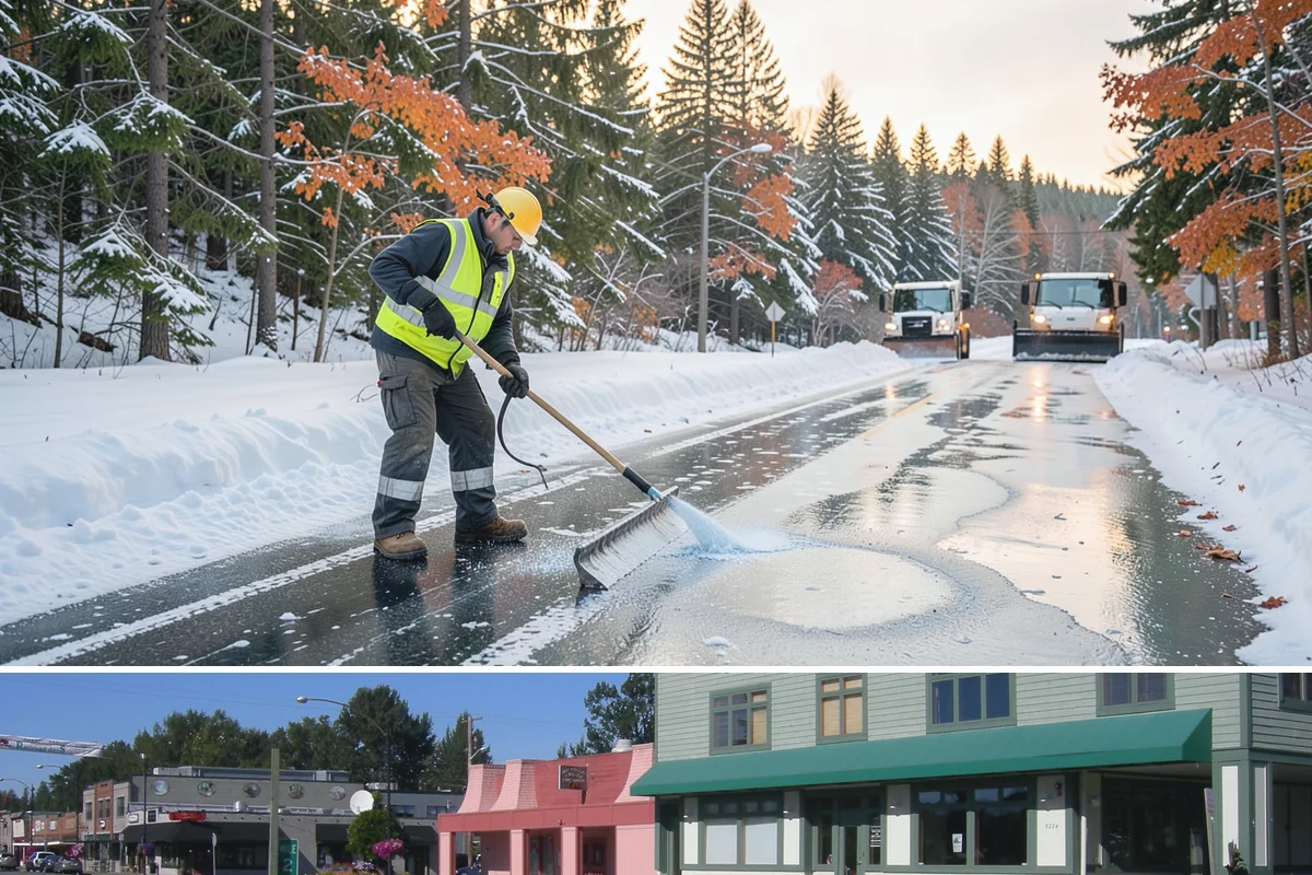 Magnesium Chloride Application in Snoqualmie, King County, WA - Magnesium chloride application is favored during the colder December and January outflow events when Puget Sound lows drop toward...
