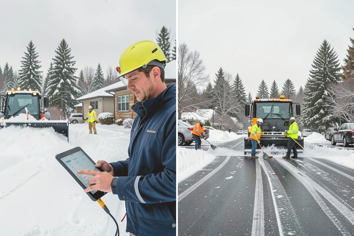 Magnesium Chloride Spreading in Algona, King County, WA - Survey the site for landscaping and pet-traffic areas that need a milder deicer