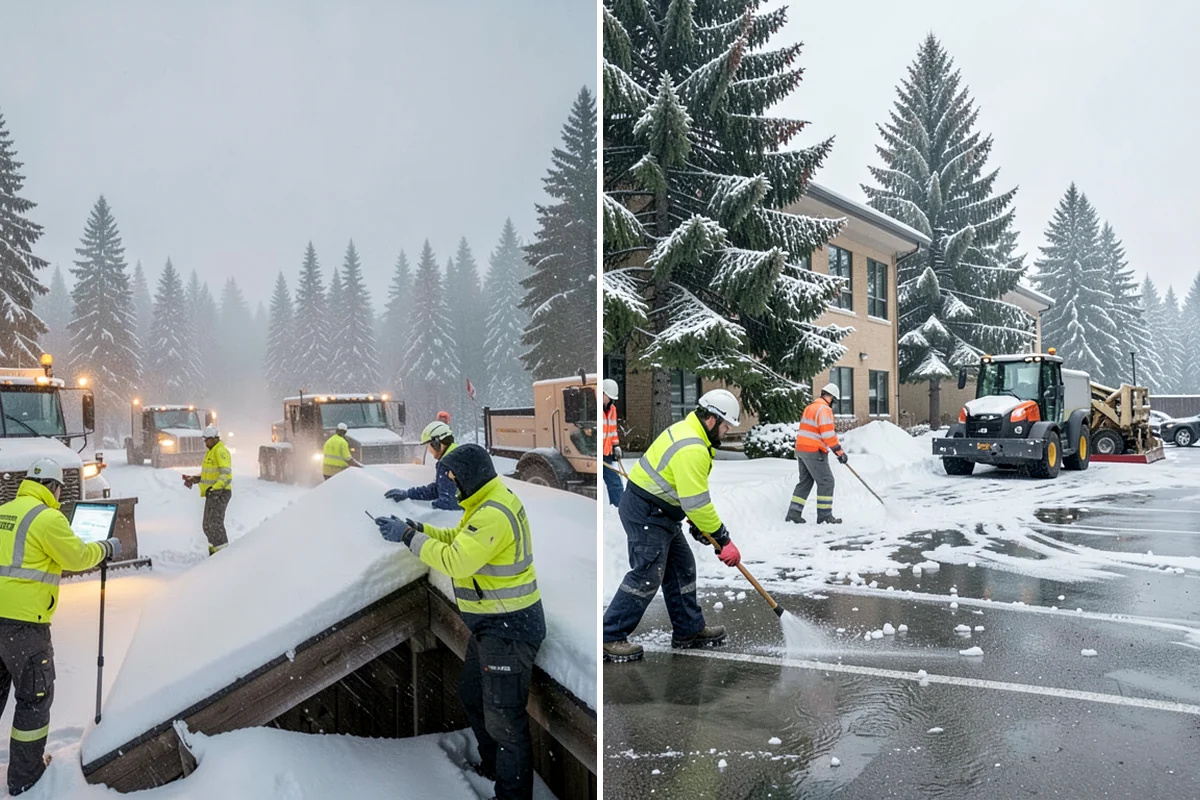 Magnesium Chloride Spreading in Arlington, Snohomish County, WA - Survey the site for landscaping and pet-traffic areas that need a milder deicer