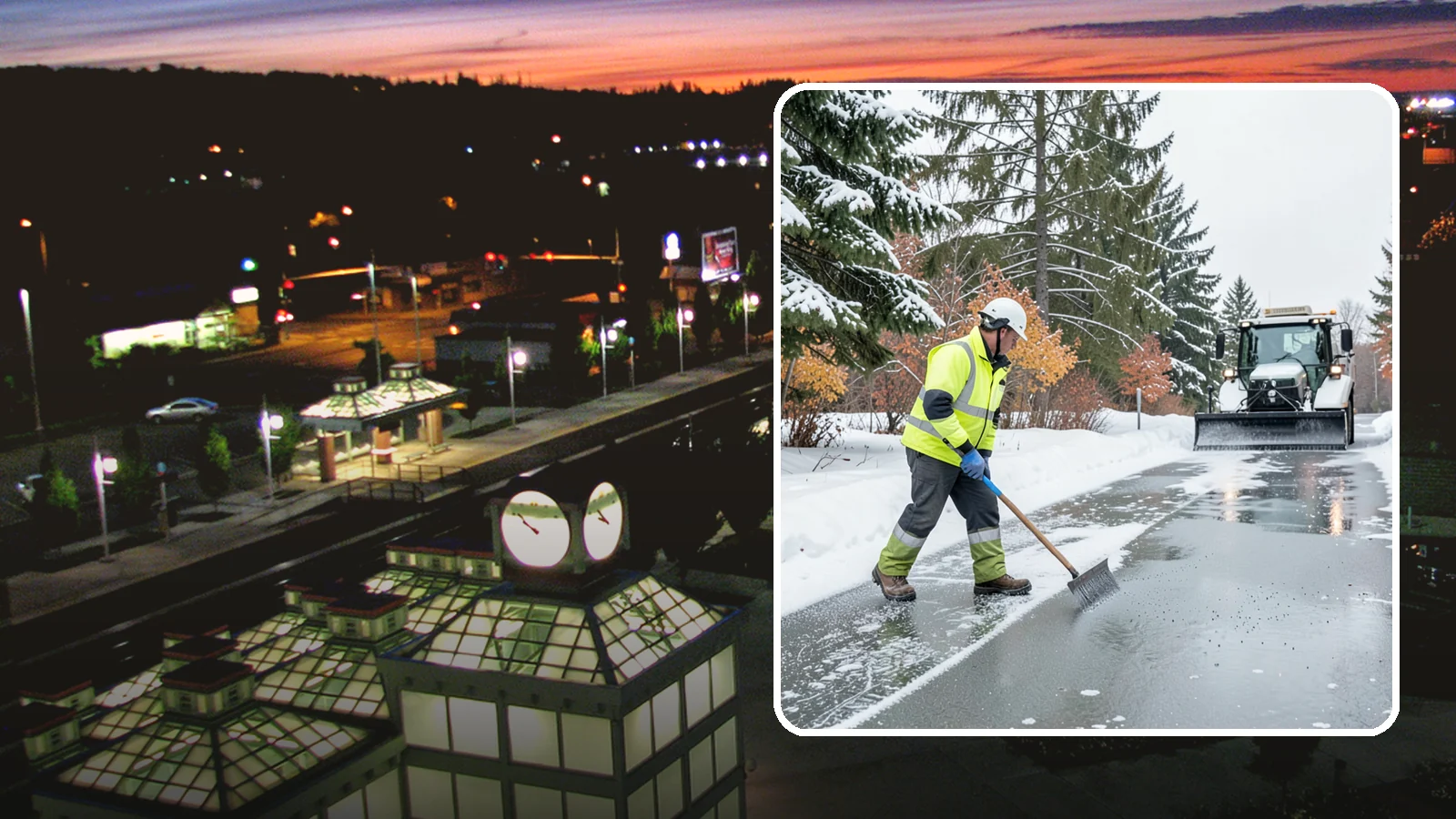 Magnesium Chloride Spreading in Auburn, King County, WA - Magnesium chloride spreading delivers effective deicing with less damage to concrete, vegetation, and paws than harsher salts.