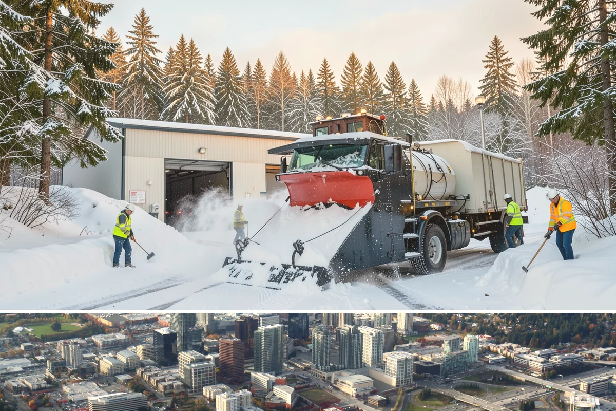 Magnesium Chloride Spreading in Bellevue, King County, WA - Magnesium chloride sees steady use from December through February on properties where landscaping and pet safety are priorities.
