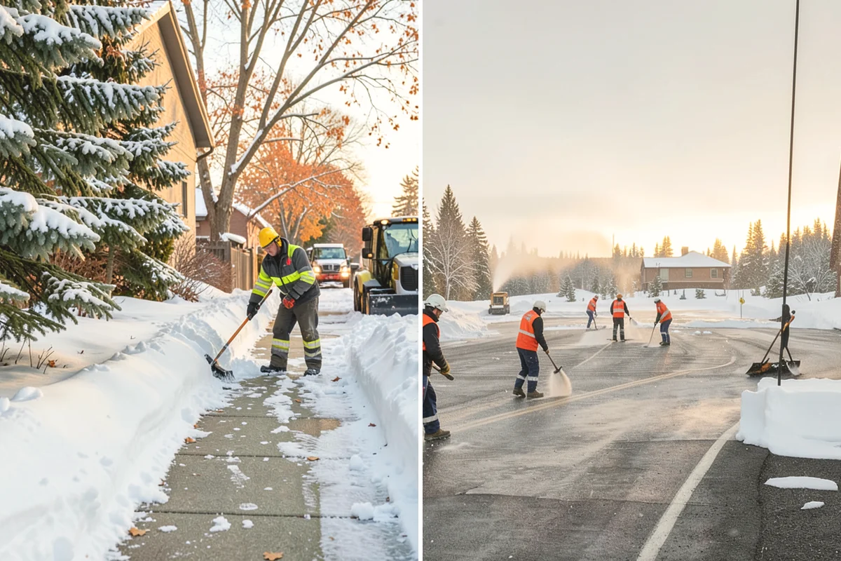 Magnesium Chloride Spreading in Black Diamond, King County, WA - Survey the site for landscaping and pet-traffic areas that need a milder deicer