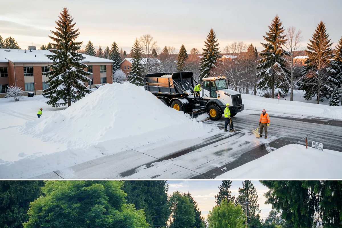 Magnesium Chloride Spreading in Bonney Lake, Pierce County, WA - Magnesium chloride sees steady use from December through February on properties where landscaping and pet safety are priorities.