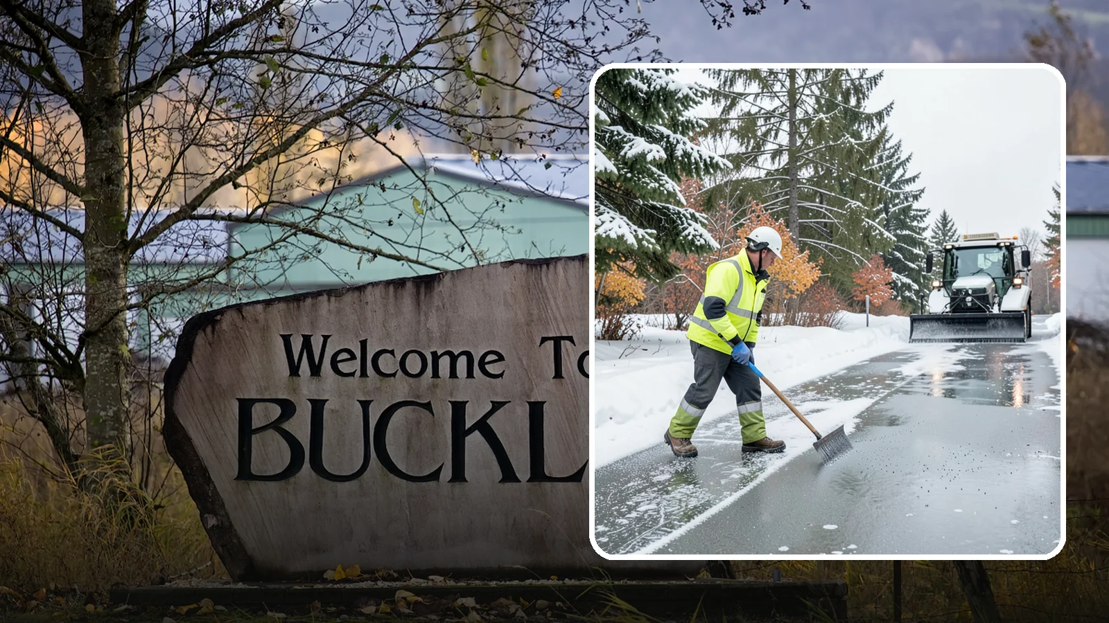 Magnesium Chloride Spreading in Buckley, Pierce County, WA - Magnesium chloride spreading delivers effective deicing with less damage to concrete, vegetation, and paws than harsher salts.