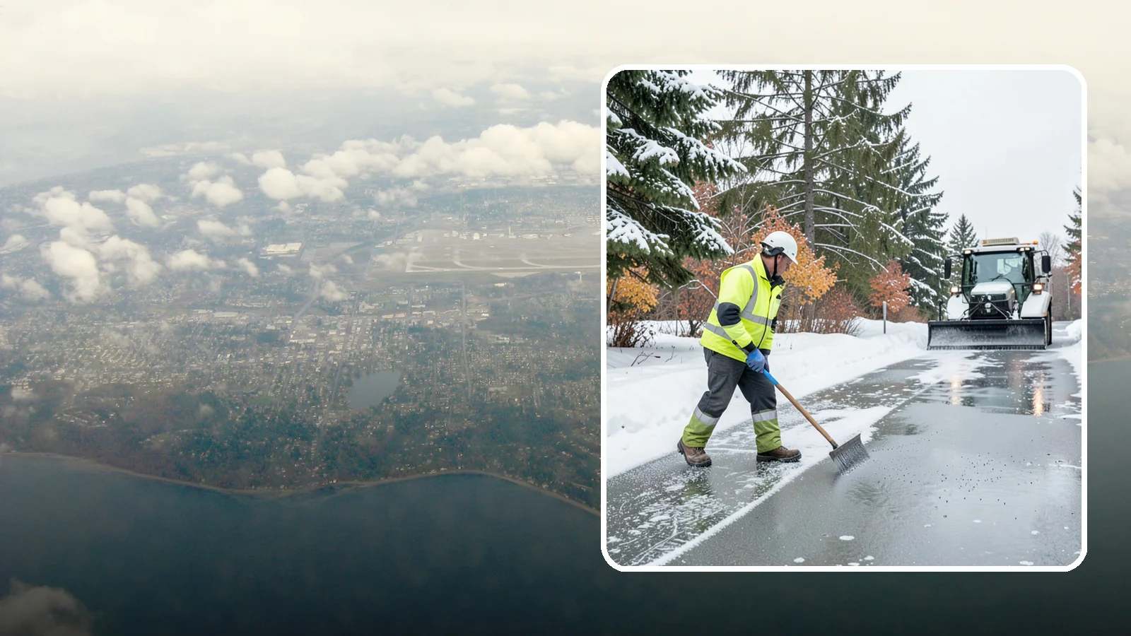 Magnesium Chloride Spreading in Burien, King County, WA - Magnesium chloride spreading delivers effective deicing with less damage to concrete, vegetation, and paws than harsher salts.