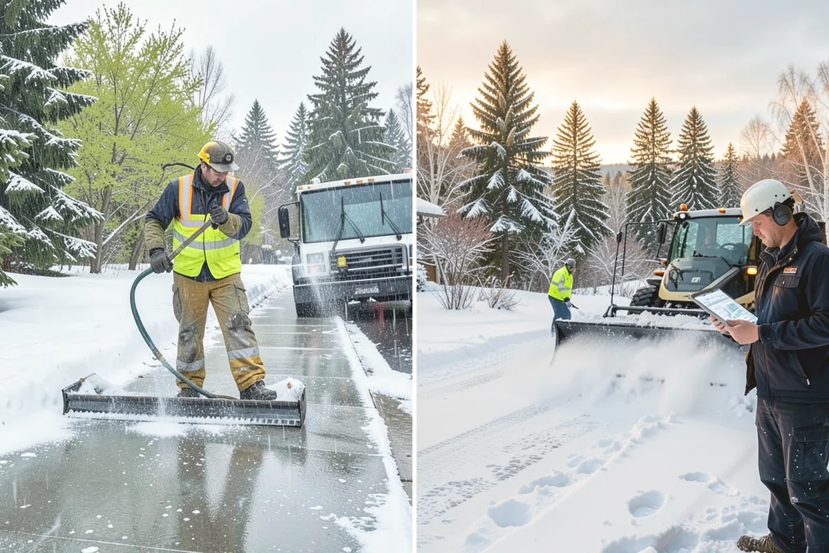 Magnesium Chloride Spreading in Burlington, Skagit County, WA - Survey the site for landscaping and pet-traffic areas that need a milder deicer