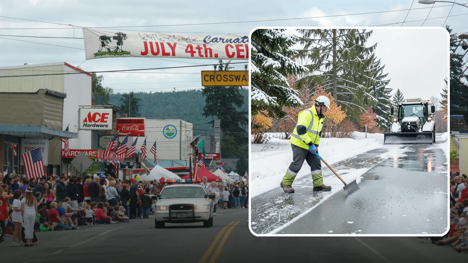 Magnesium Chloride Spreading in Carnation, King County, WA - Magnesium chloride spreading delivers effective deicing with less damage to concrete, vegetation, and paws than harsher salts.