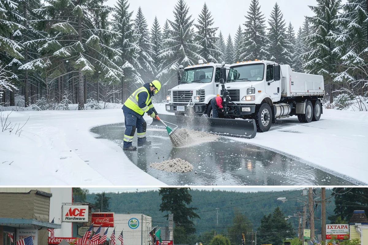 Magnesium Chloride Spreading in Carnation, King County, WA - Magnesium chloride sees steady use from December through February on properties where landscaping and pet safety are priorities.