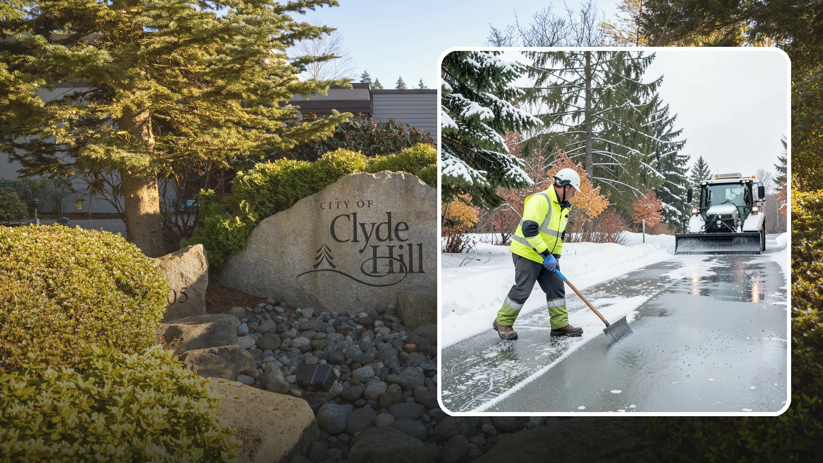 Magnesium Chloride Spreading in Clyde Hill, King County, WA - Magnesium chloride spreading delivers effective deicing with less damage to concrete, vegetation, and paws than harsher salts.