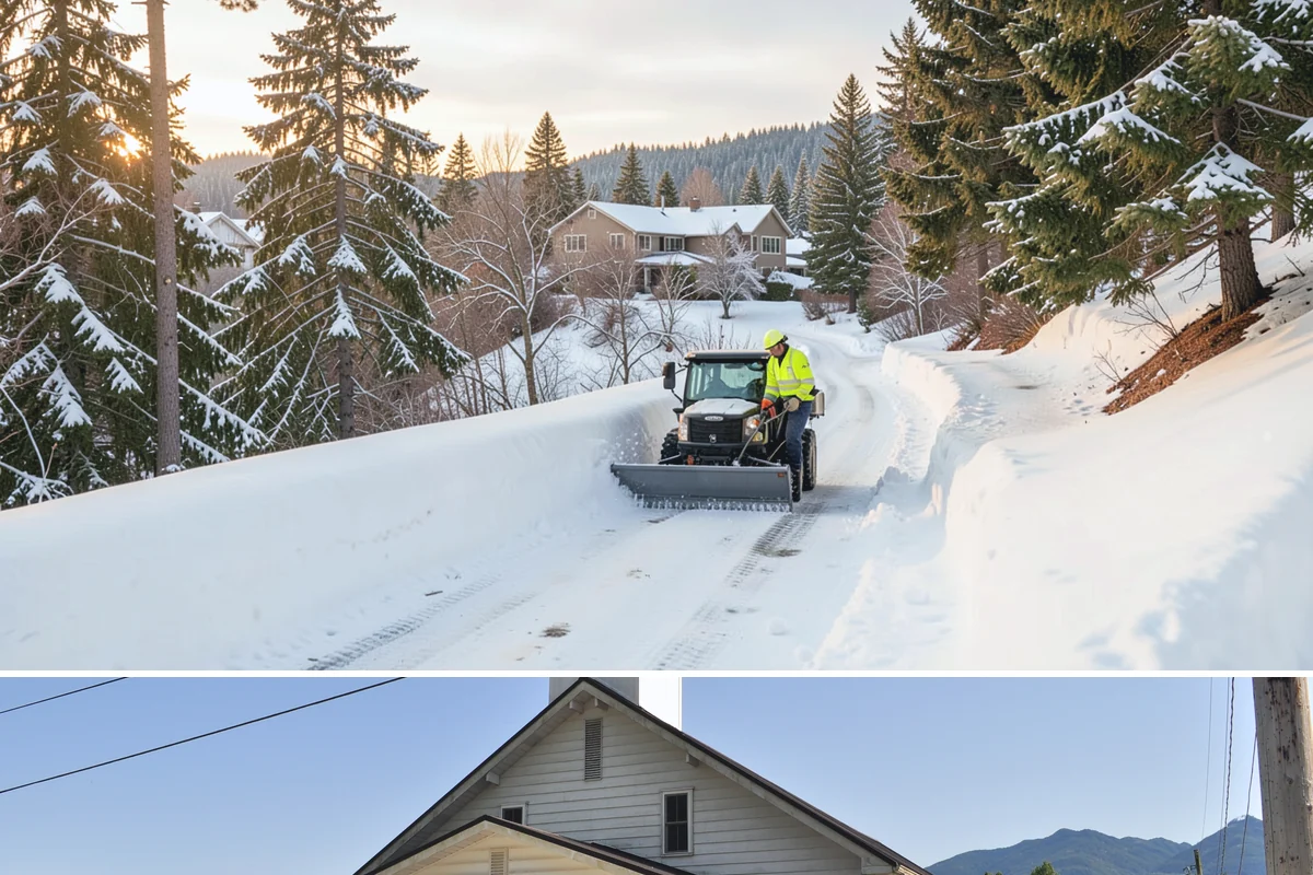 Magnesium Chloride Spreading in Concrete, Skagit County, WA - Magnesium chloride sees steady use from December through February on properties where landscaping and pet safety are priorities.