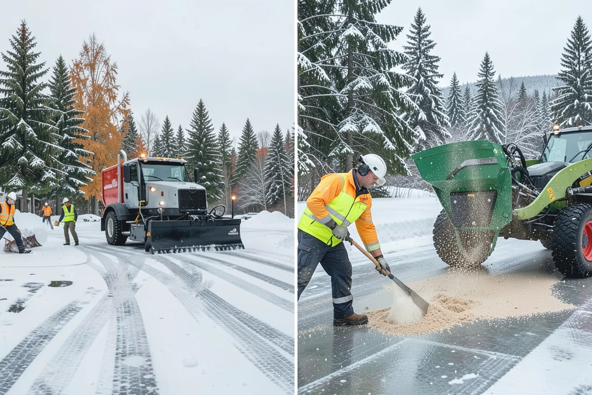 Magnesium Chloride Spreading in Des Moines, King County, WA - Survey the site for landscaping and pet-traffic areas that need a milder deicer
