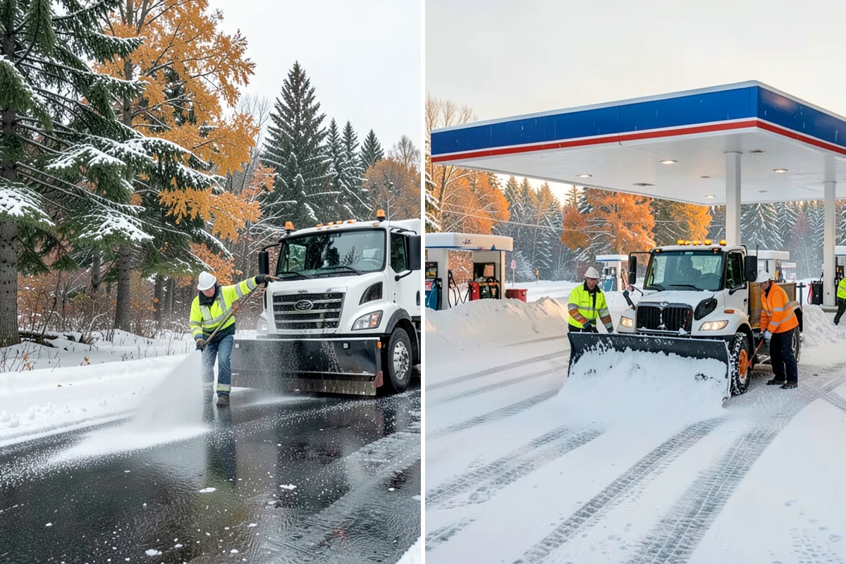 Magnesium Chloride Spreading in Everett, Snohomish County, WA - Survey the site for landscaping and pet-traffic areas that need a milder deicer