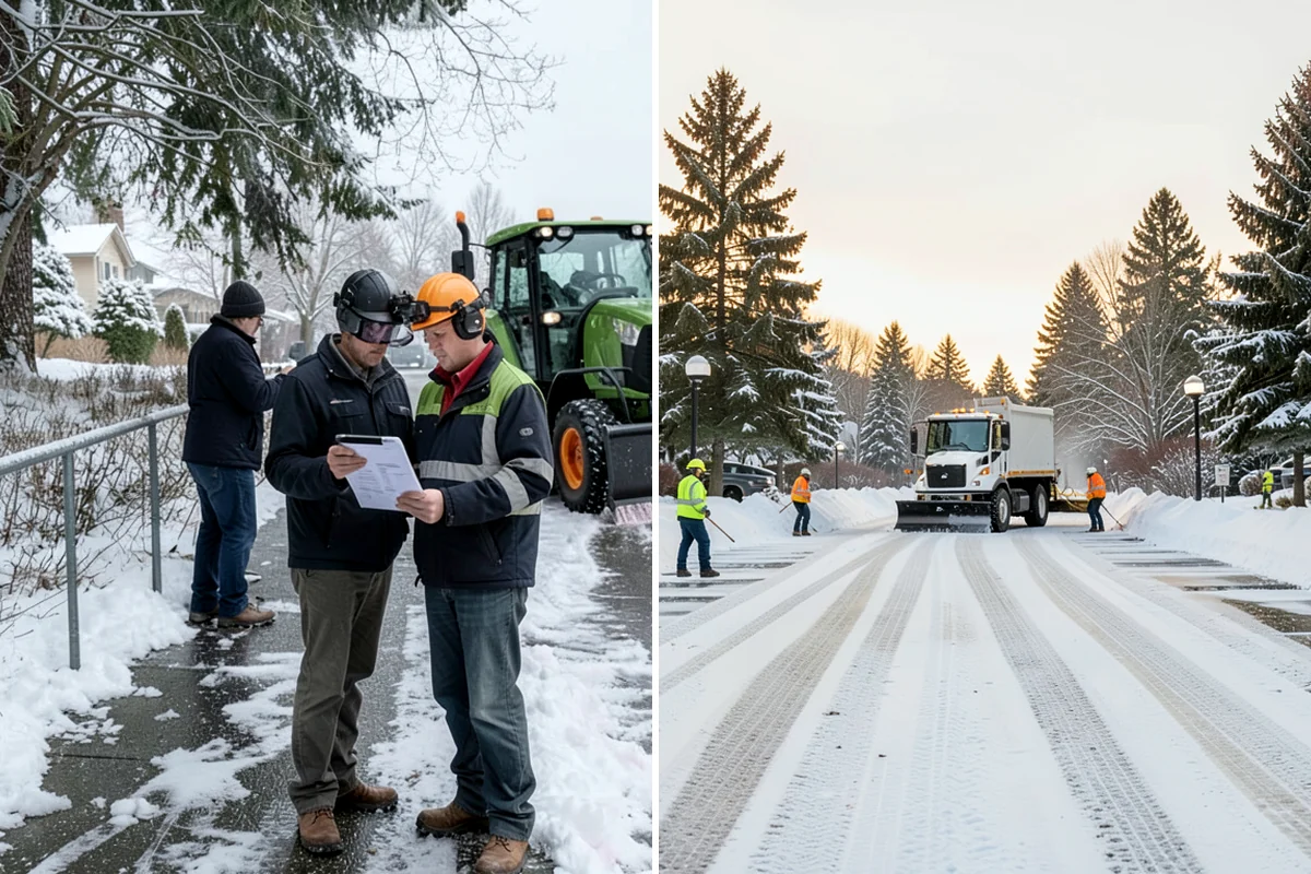Magnesium Chloride Spreading in Federal Way, King County, WA - Survey the site for landscaping and pet-traffic areas that need a milder deicer