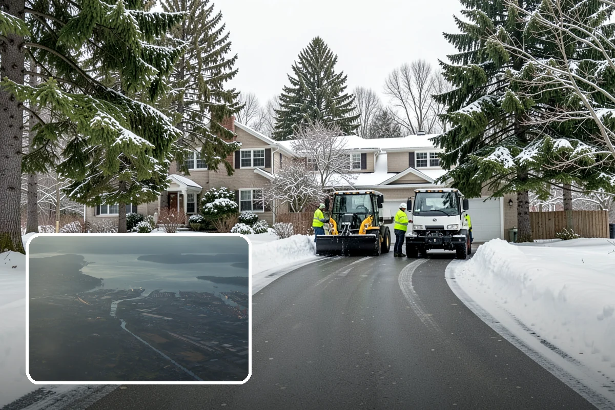 Magnesium Chloride Spreading in Fife, Pierce County, WA - Less corrosive to concrete, rebar, and metal railings than rock salt