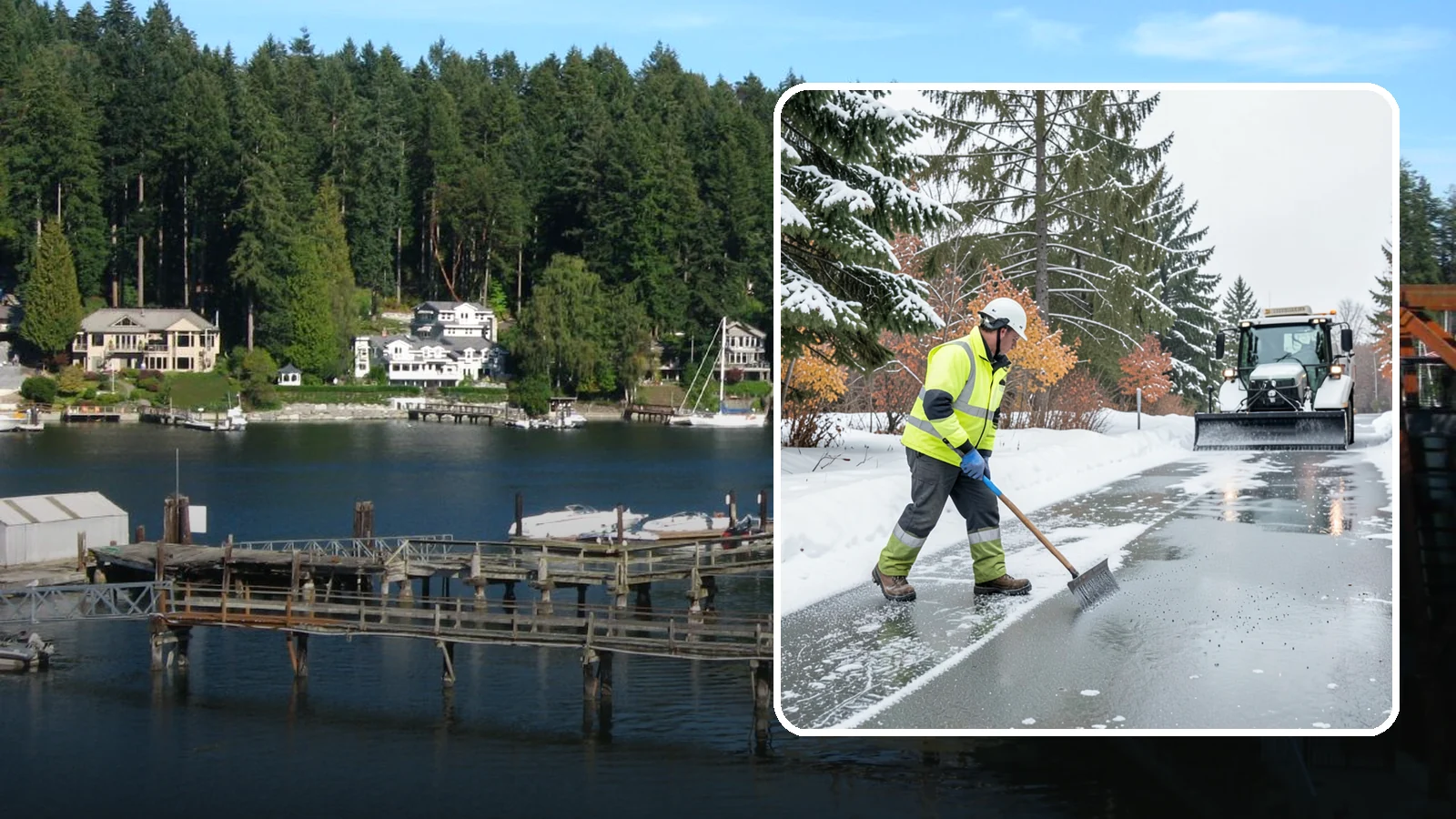 Magnesium Chloride Spreading in Gig Harbor, Pierce County, WA - Magnesium chloride spreading delivers effective deicing with less damage to concrete, vegetation, and paws than harsher salts.