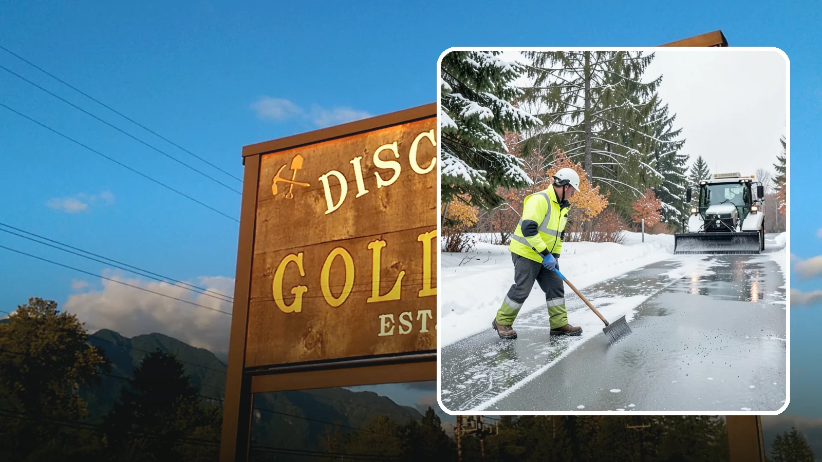 Magnesium Chloride Spreading in Gold Bar, Snohomish County, WA - Magnesium chloride spreading delivers effective deicing with less damage to concrete, vegetation, and paws than harsher salts.