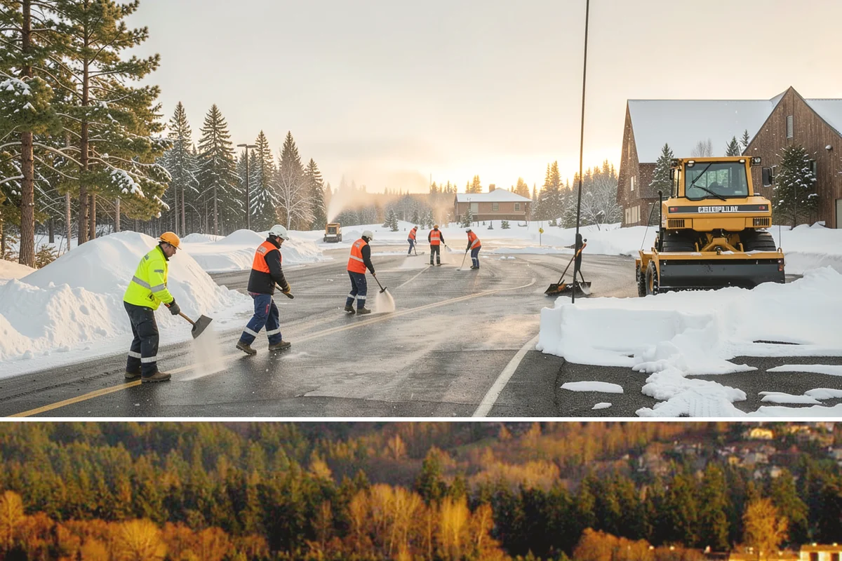 Magnesium Chloride Spreading in Kenmore, King County, WA - Magnesium chloride sees steady use from December through February on properties where landscaping and pet safety are priorities.
