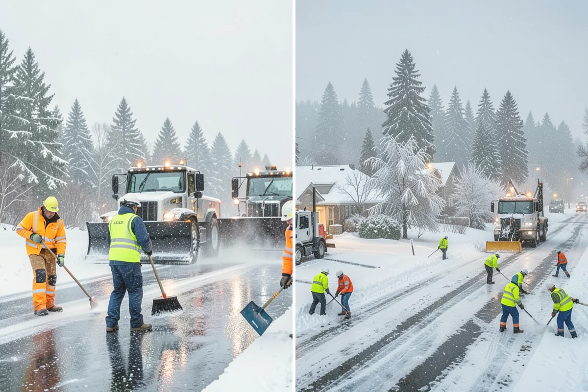 Magnesium Chloride Spreading in Kirkland, King County, WA - Survey the site for landscaping and pet-traffic areas that need a milder deicer