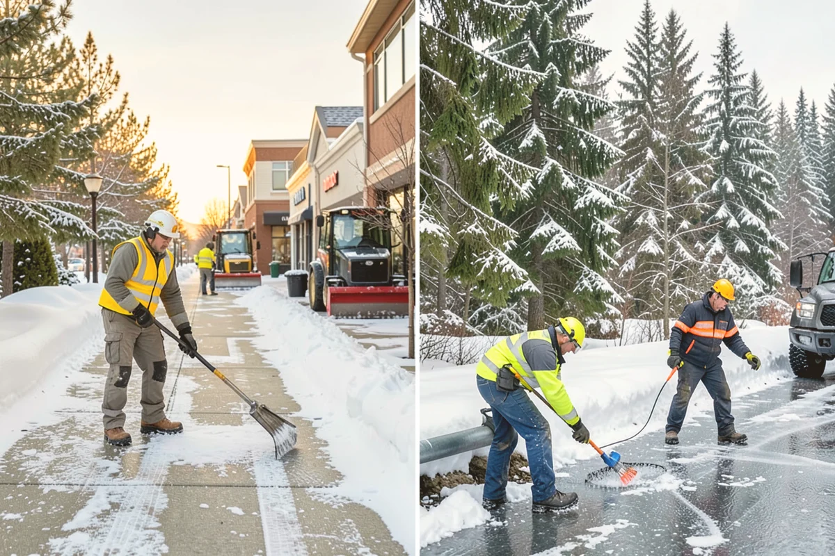 Magnesium Chloride Spreading in Langley, Island County, WA - Survey the site for landscaping and pet-traffic areas that need a milder deicer
