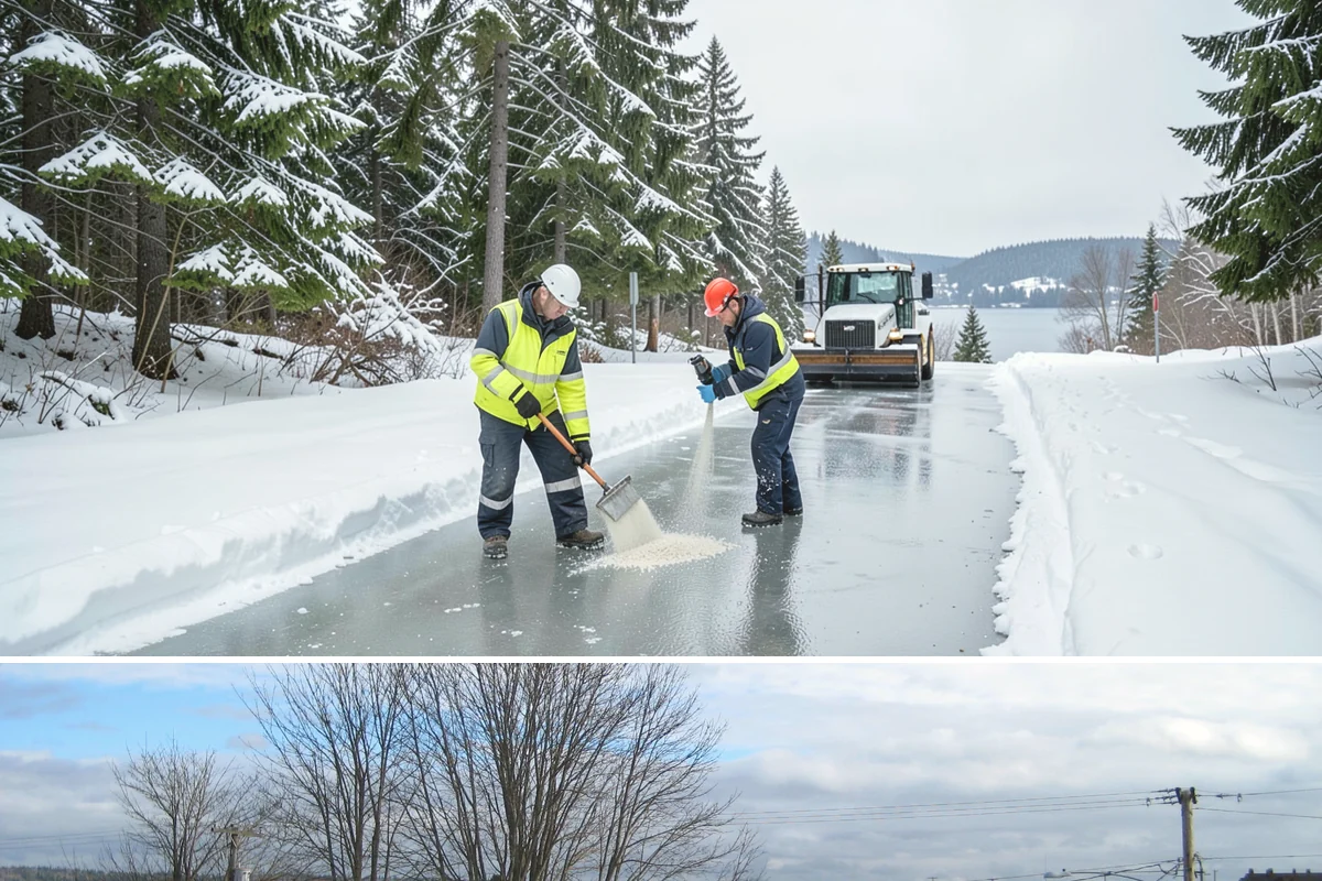 Magnesium Chloride Spreading in Langley, Island County, WA - Magnesium chloride sees steady use from December through February on properties where landscaping and pet safety are priorities.