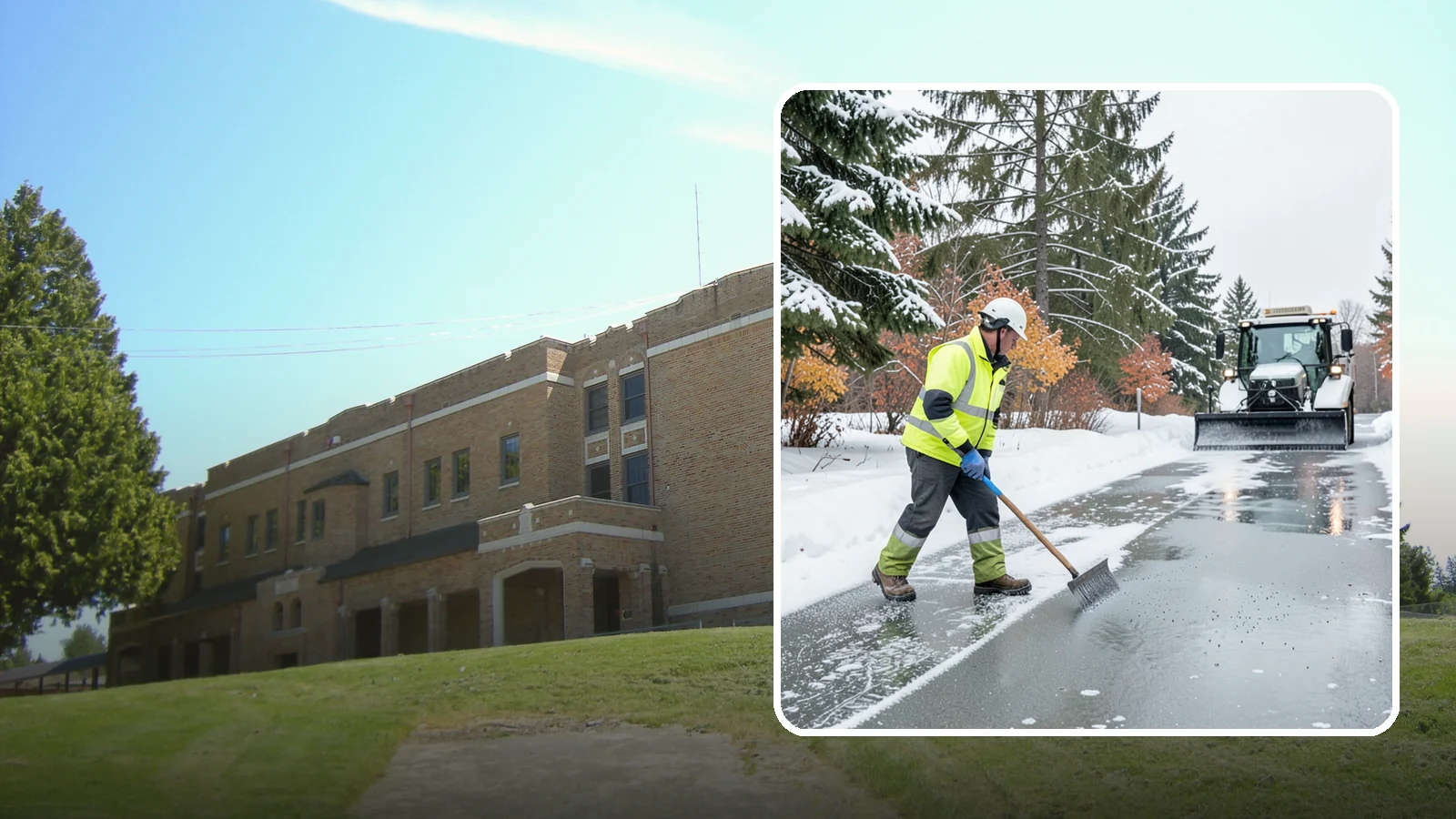 Magnesium Chloride Spreading in Maple Valley, King County, WA - Magnesium chloride spreading delivers effective deicing with less damage to concrete, vegetation, and paws than harsher salts.